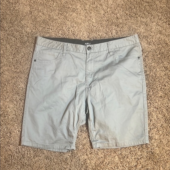 Fox Men’s Gray Flat Front Shorts Size 36 - Picture 1 of 8
